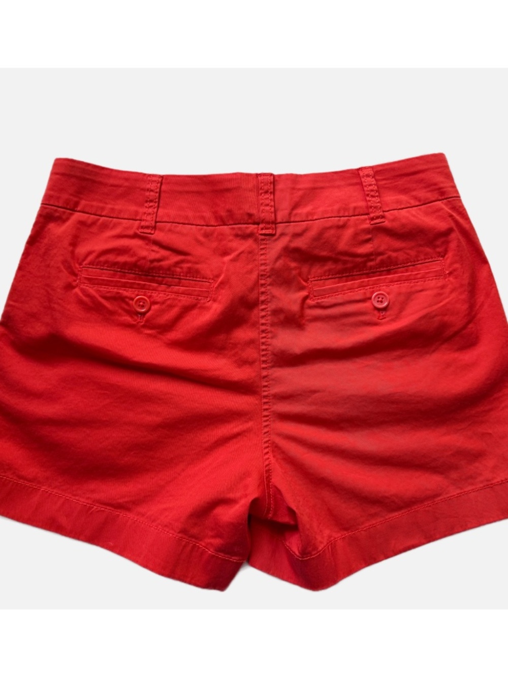 J. Crew Chino Shorts -- Bundle of 2, Cobalt Blue and Red-Orange, Size 2 - Picture 5 of 5